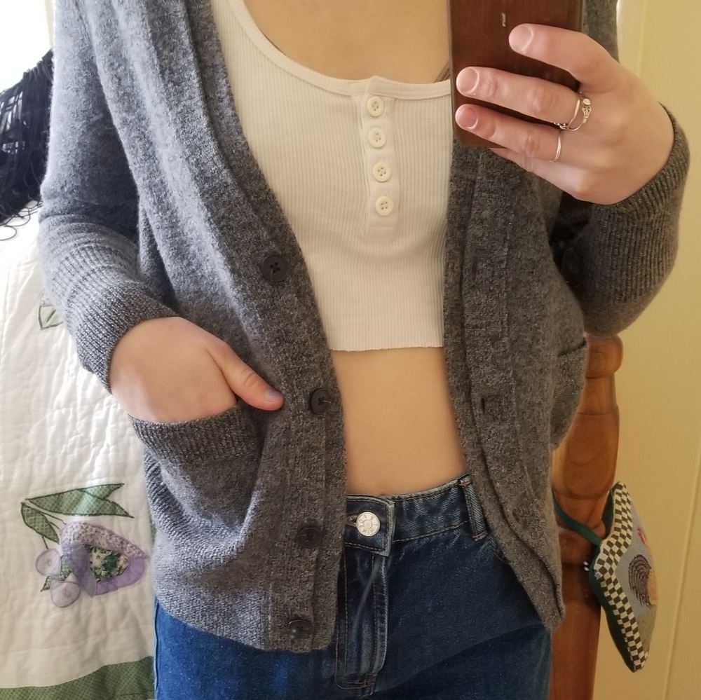 Grey Cardigan